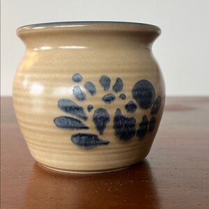 3/$24 PFALTZGRAFF Folk Art Sugar Bowl No Lid Blue Floral